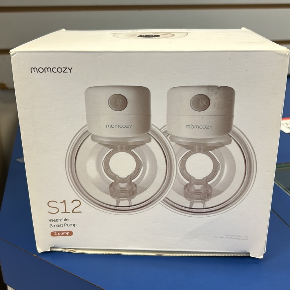 Momcozy S12 Wearable Breast Pump - White